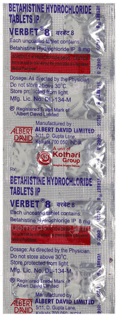 Verbet 8 Tablet 10 Verbet 8 Tablet 10